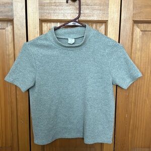 Girls Gray Tshirt Sweater